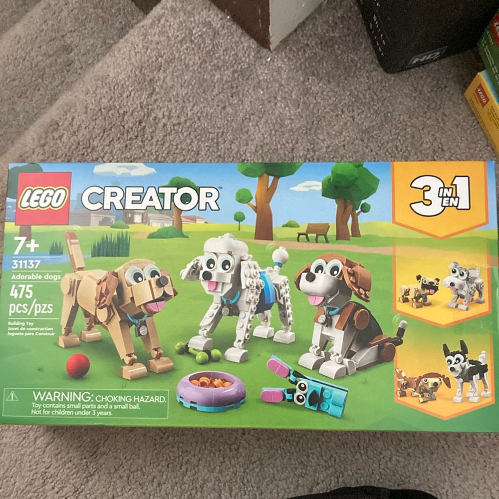 Brand new LEGO creator dogs